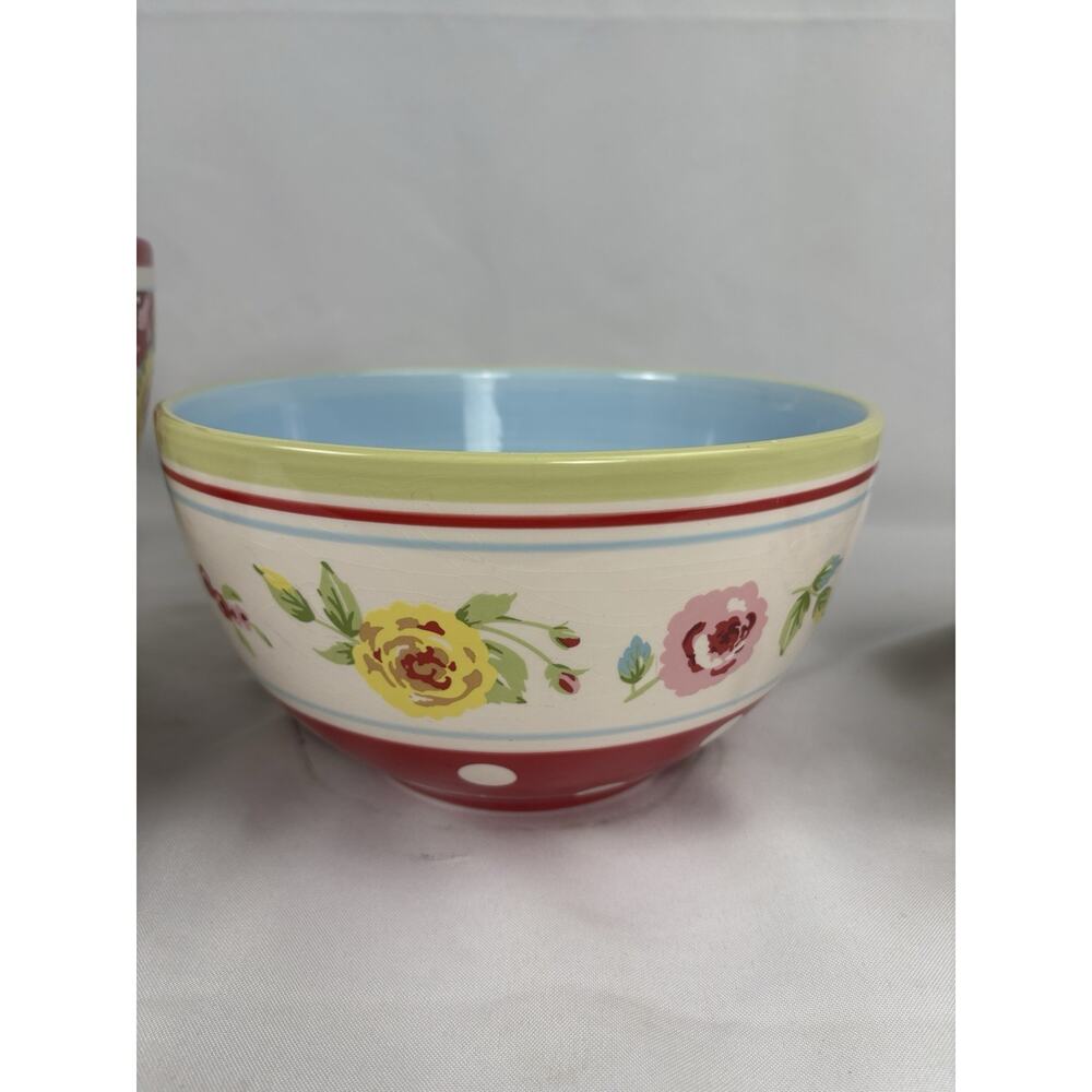 Vintage 222 Fifth New Country ceramic bowls set of 3 - Picture 4 of 9